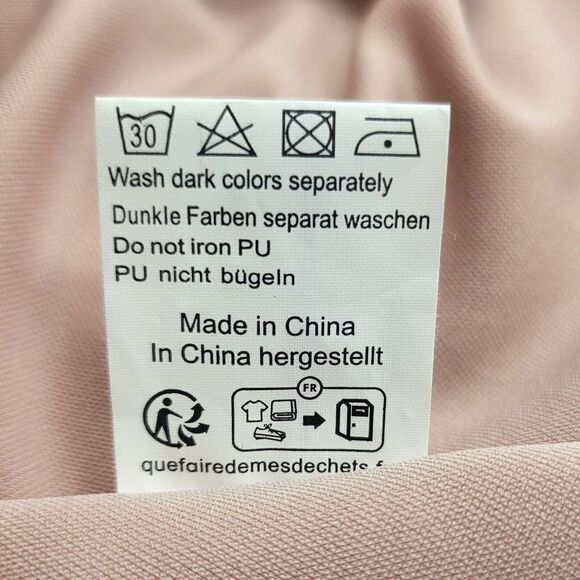 Hanna Nicole pencil Dress Sheath Overlay Party Cocktail Elegant pink medium - Picture 8 of 8